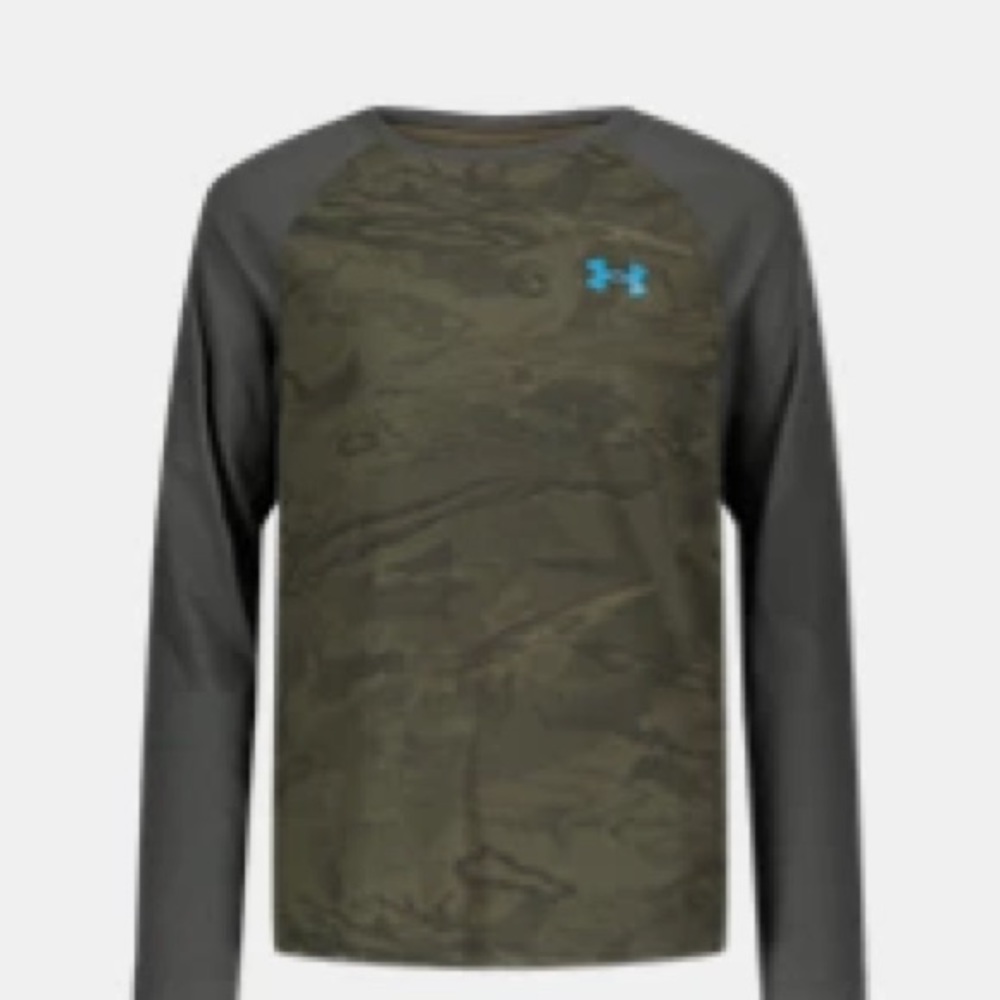 Boys' Pre-School UA Halftone Reaper Raglan Long Sleeve
